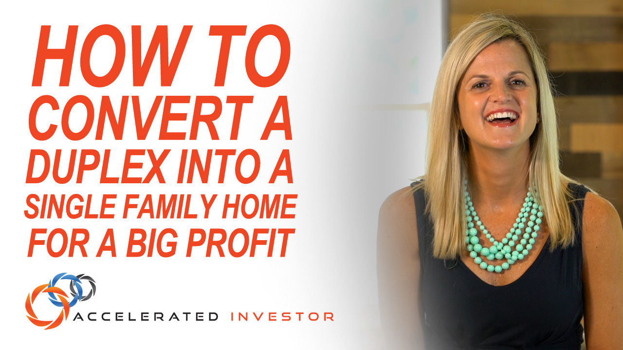 IN THE FIELD TRAINING – How to Convert a Duplex Into a Single Family Home For a Big Profit – With Chrissy Morrison