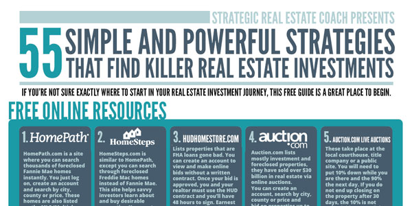 55 Simple, Powerful Strategies That Find Real Estate Investments